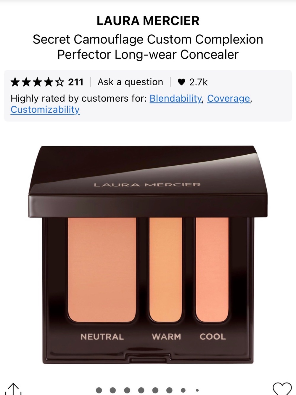 Laura Mercier Secret Camouflage Concealer - Shade 3